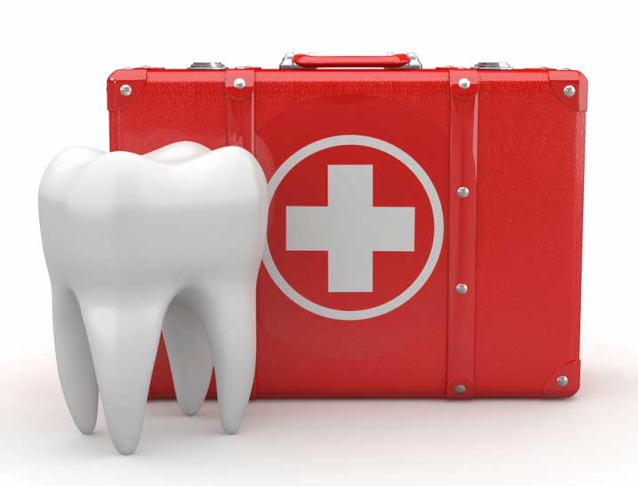 Emergency Dentist - Tooth and Medical Kit